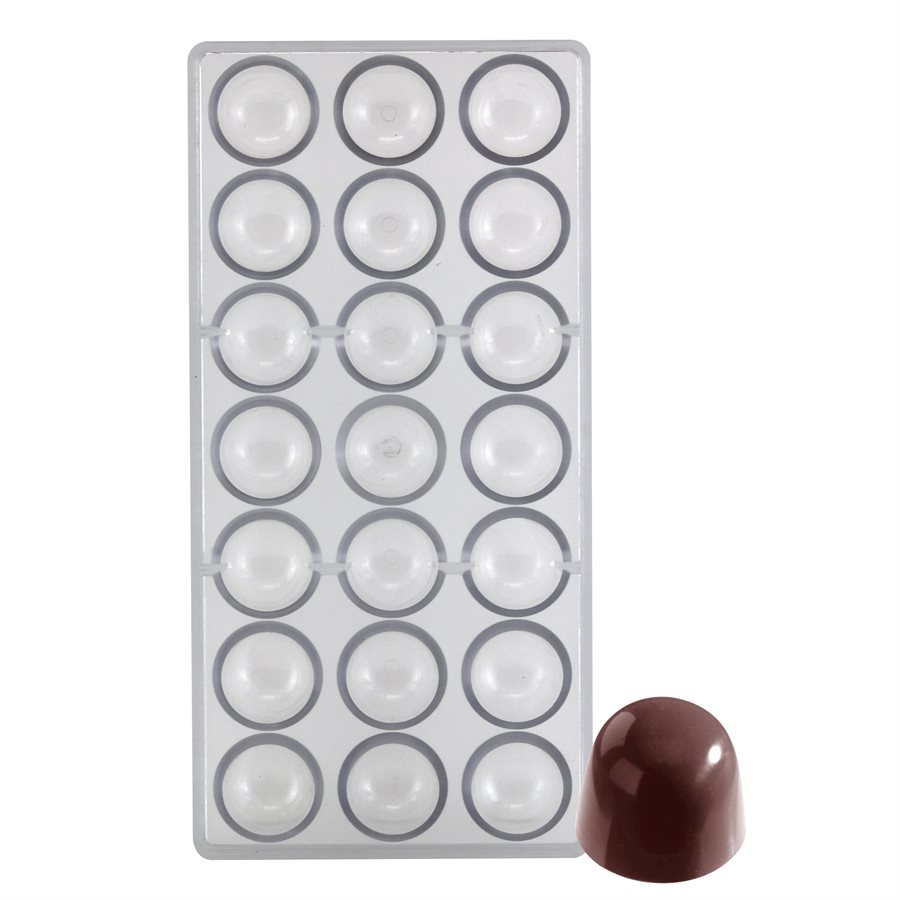 Martellato Clear Polycarbonate Chocolate Mold, Square Bar, 6 Cavities  Polycarbonate Chocolate Molds